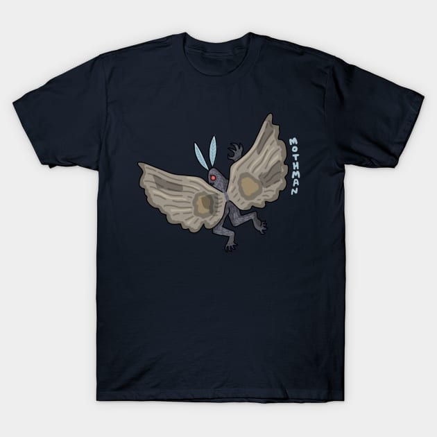 Flight of the Mothman T-Shirt by Ballyraven